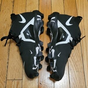 Nike Black and White Athletic Cleats